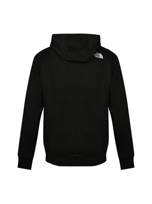 Felpa Essential con cappuccio in cotone nero The North Face | NF0A89ESJK3